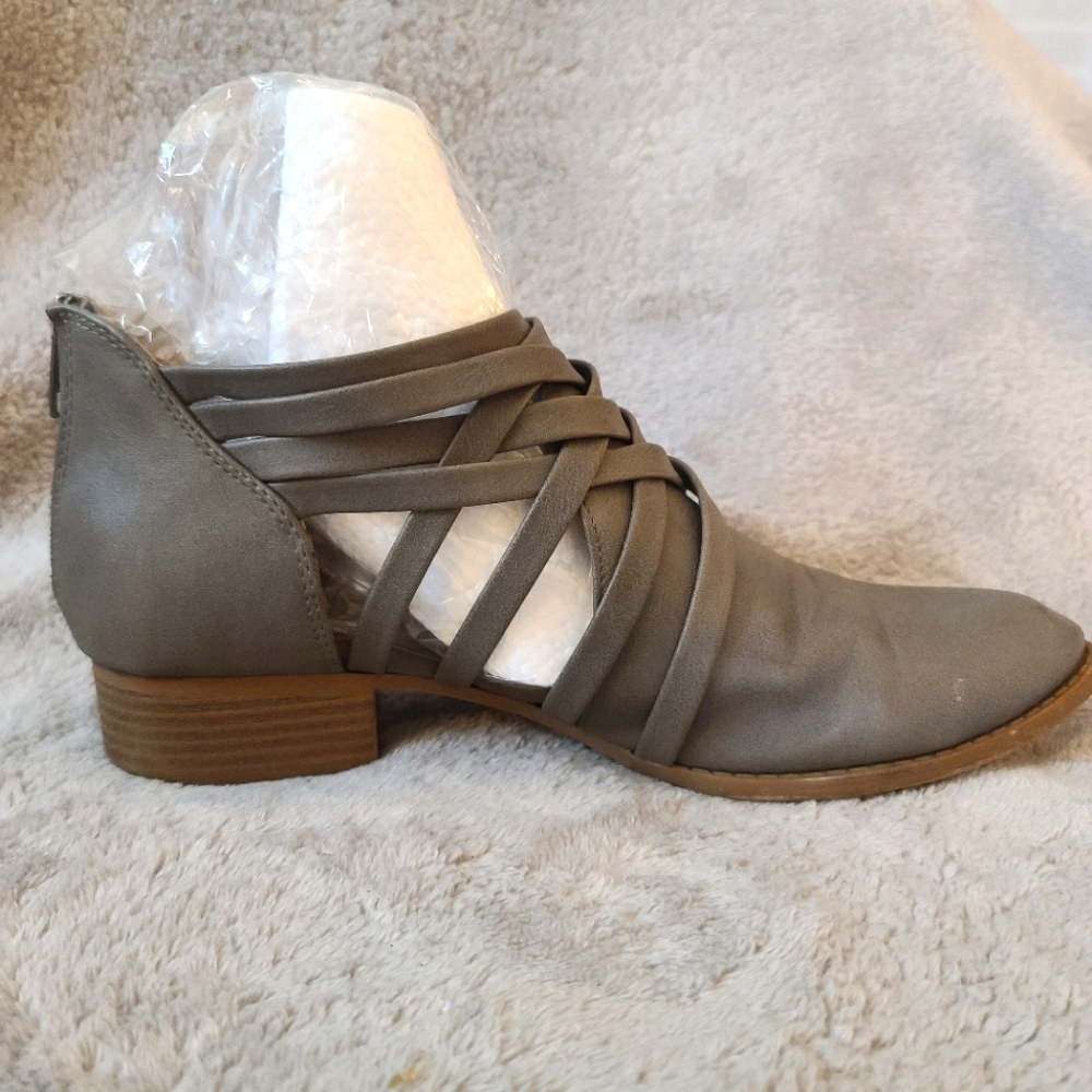 Gray Booties